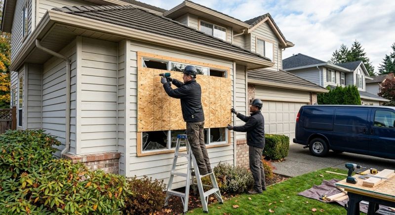 Emergency Board Up Service in Conroe, TX